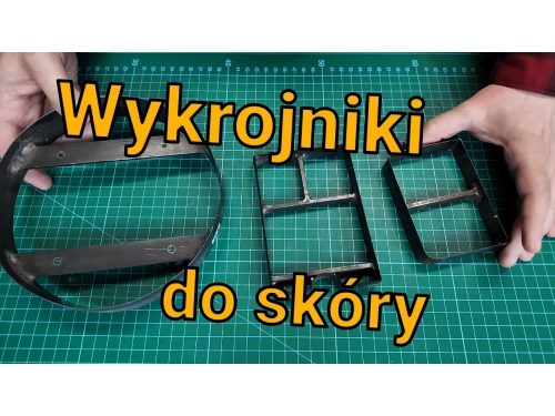 Wykrojniki do skóry naturalnej - jak ostrzyć, jakie wybrać ?